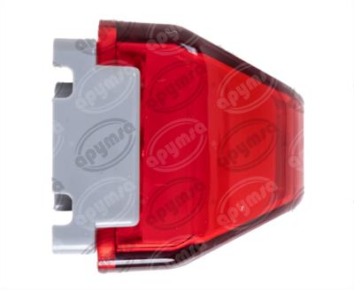 LUZ POSICION ROJA 12-24V LATERAL DE GEL T-600 NACIONAL 228 MULTIVOLT 