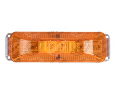 LUZ DIRECCIONAL MICA AMBAR POSICION LATERAL 12V  2 FOCOS TIPO PELLIZCO LEDS FOCO CAMBIABLE KENWORTH ICA NACIONAL PF-026AM 