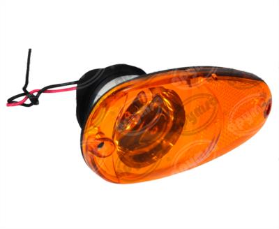 LUZ DIRECCIONAL MICA AMBAR 12V BURBUJA MARCO POLO AYCO PLASTICOS RECORD 980-1 