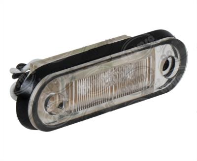 LUZ POSICION MICA TRANSPARENTE 12V 2 LEDS AUTOBUS DINA PLASTICOS RECORD 1030 
