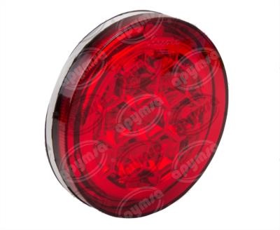 PLAFON SELLADO MICA ROJA TRASERO 5" 7 LEDS DINA URBANO PLASTICOS RECORD 941-2 