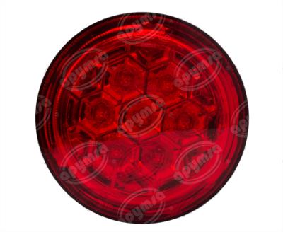 PLAFON SELLADO MICA ROJA TRASERO 5" 7 LEDS DINA URBANO PLASTICOS RECORD 941-2 