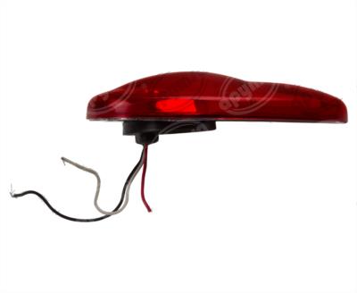 LUZ POSICION MICA ROJA LATERAL 12V 7 LEDS PLASTICOS RECORD 980-2R 