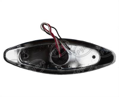 LUZ POSICION MICA ROJA 12V 16 LEDS BICEL CROMADO PLASTICOS RECORD 1042-4R 