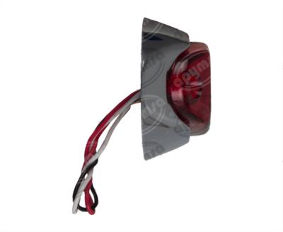LUZ POSICION MICA ROJA 12V 16 LEDS BICEL CROMADO PLASTICOS RECORD 1042-4R 