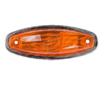LUZ POSICION MICA AMBAR 12V LATERAL CROMADA TRAKTOLAMP 2269A 