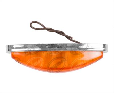 LUZ POSICION MICA AMBAR 12V LATERAL CROMADA TRAKTOLAMP 2269A 