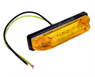 LUZ POSICION MICA AMBAR POSICION LATERAL 12V 6 LEDS TRAILER BRËSSER-LKW 21TUN1SD045 