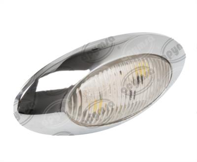 LUZ POSICION MICA TRANSPARENTE 12V - 24V 4 LEDS TRAKTOLAMP 9038CA 