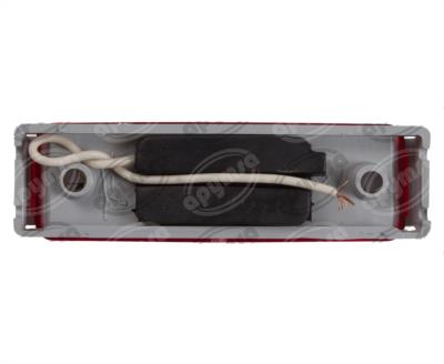 LUZ DIRECCIONAL MICA ROJA POSICION LATERAL 12V 4 LEDS TIPO KENWORTH EFECTO FIJO TECNOLAMP 809-R12 