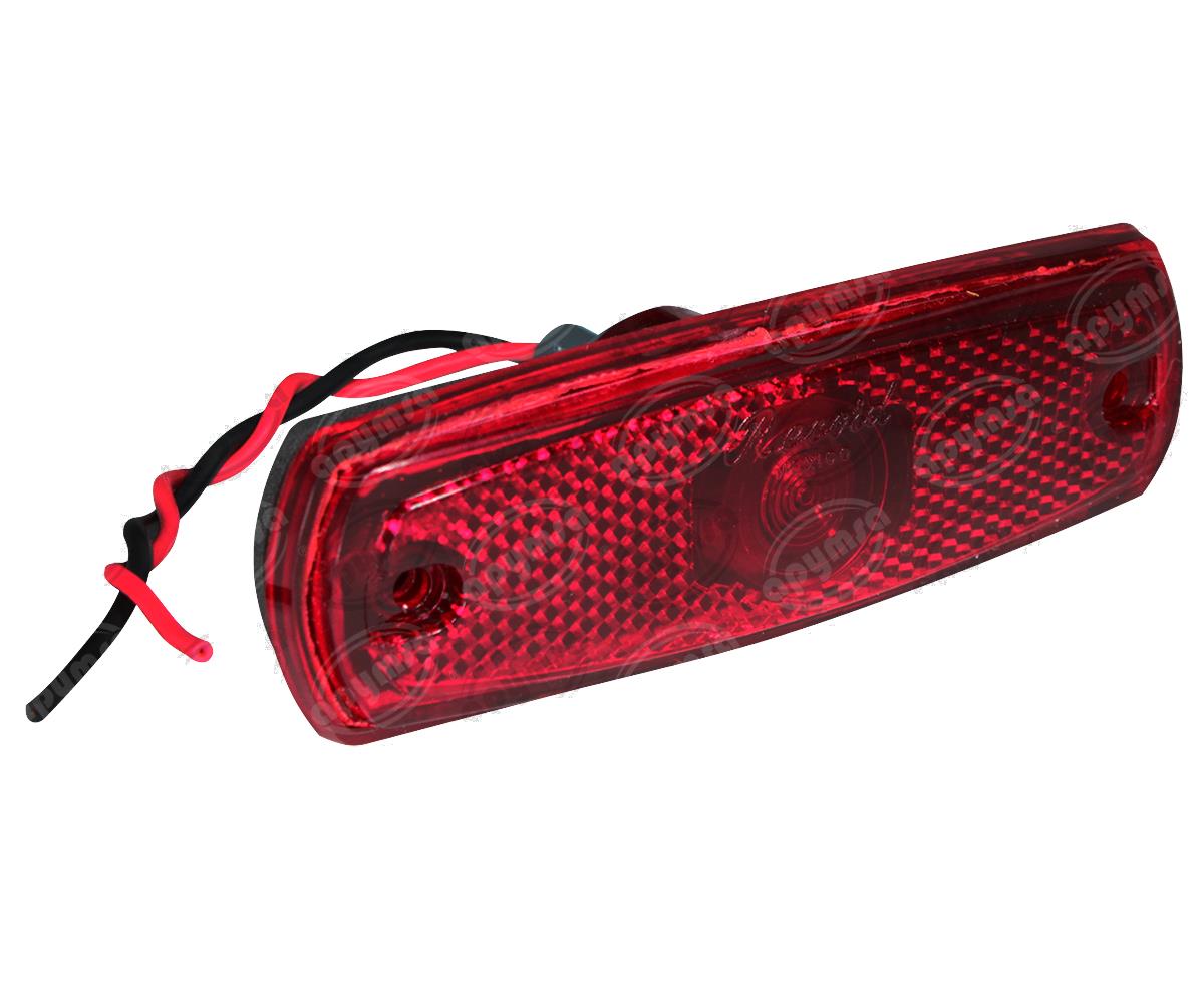 LUZ POSICION MICA ROJA 12V SELLADO UNIVERSAL AYCO URBUS PLASTICOS RECORD 1016-1 