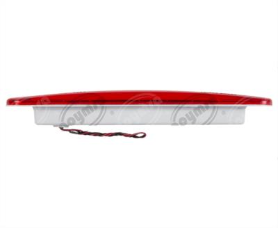 LUZ DE FRENO TRASERO MICA ROJA 12V - 24V 8 LEDS MULTIVOLTAJE  TIPO MARCOPOLO AYCO TECNOLAMP 781 