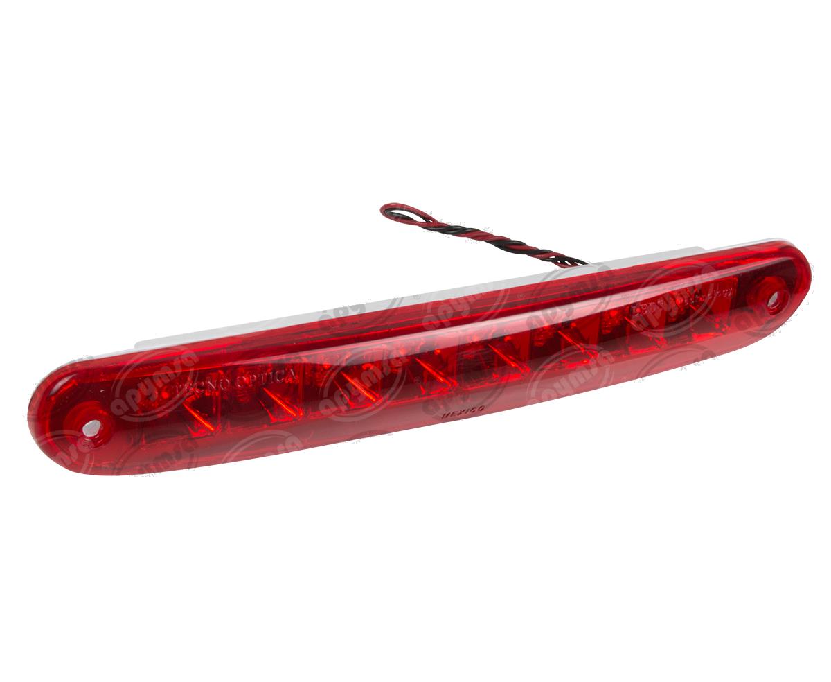 LUZ DE FRENO TRASERO MICA ROJA 12V - 24V 8 LEDS MULTIVOLTAJE  TIPO MARCOPOLO AYCO TECNOLAMP 781 
