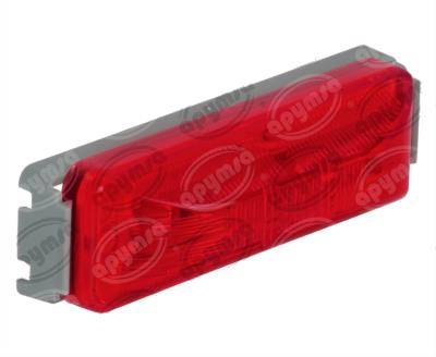 LUZ DIRECCIONAL MICA ROJA LATERAL SELLADO 5 LEDS KENWORTH ICA NACIONAL PF-028RJ-12V 