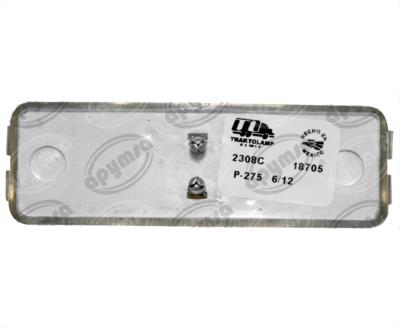 LUZ DIRECCIONAL MICA TRANSPARENTE POSICION LATERAL 12V SELLADO KENWORTH TRAKTOLAMP 2308