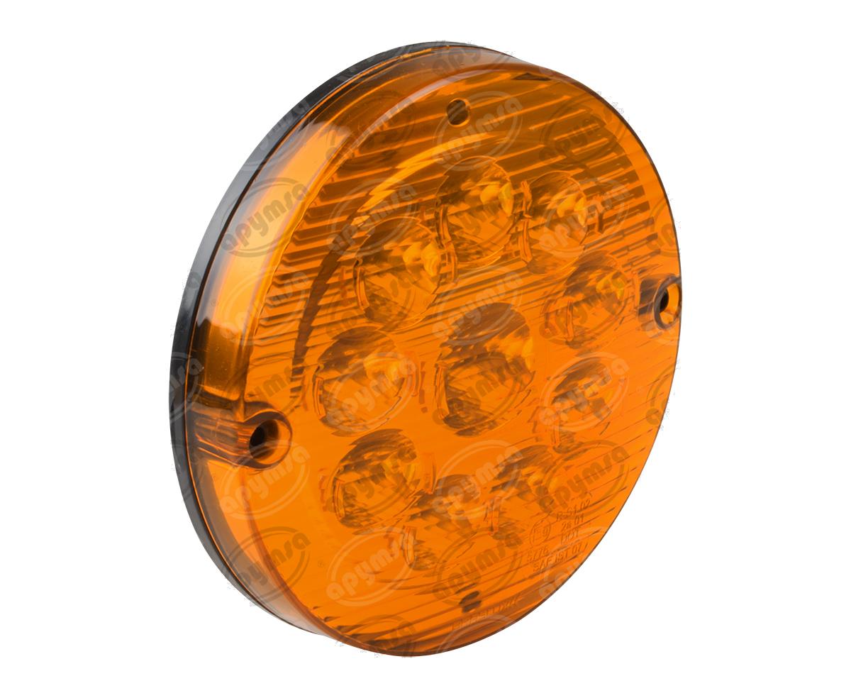 LUZ DIRECCIONAL MICA AMBAR 24V 10 LEDS LED MARCOPOLO GRAN VIALE BRASLUX 8057.70.301 