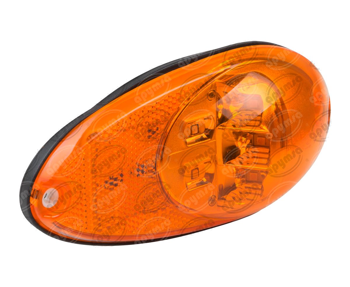 LUZ DIRECCIONAL MICA AMBAR 12V - 24V 5 LEDS LED LATERAL IRIZAR I6 NEOBUS IAM 8916.70.301 