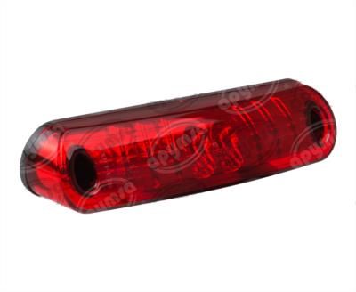 LUZ DE FRENO TRASERA MICA ROJA 24V 2 LEDS LEDS BUSSCAR VISSTABUS 320 BRASLUX 8998.52.302 