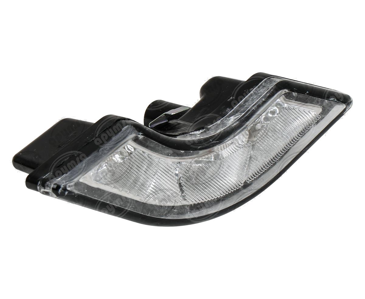 CALAVERA AUTOMOTRIZ MICA TRANSPARENTE IZQUIERDA BLANCO 24V 4 LEDS SERIE 121 BUS VOLVO 19-20 IAM 57 85 121 230 