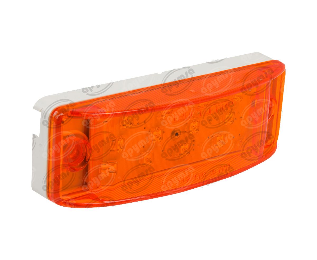 LUZ POSICION MICA AMBAR LATERAL 12V - 24V 12 LEDS TRAKTOLAMP 8073A 