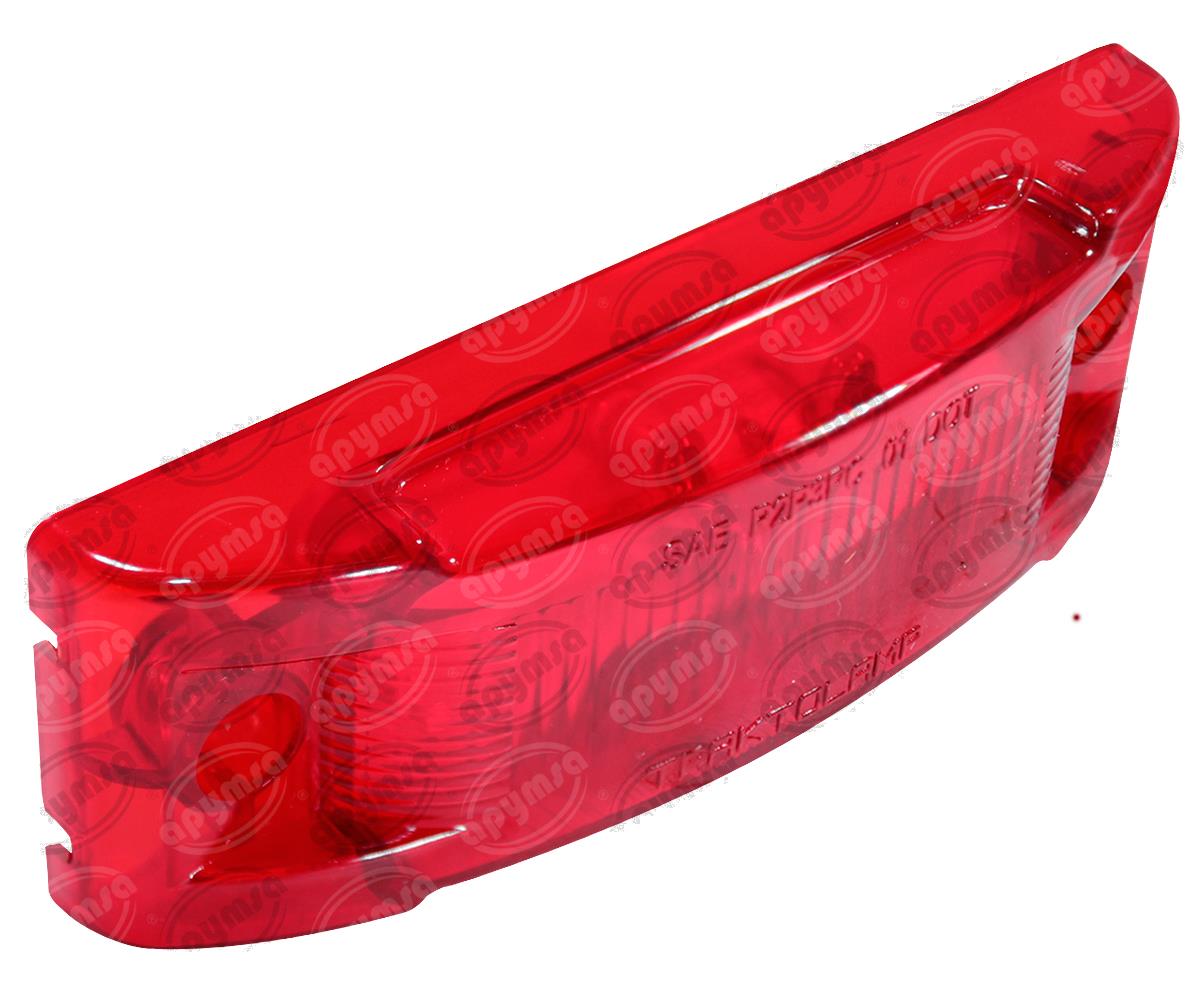 LUZ DIRECCIONAL MICA ROJA POSICION LATERAL 12V SELLADO DE CAJA KENWORTH TRAKTOLAMP 2126 