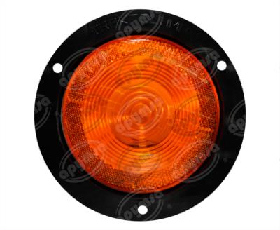 PLAFON SELLADO MICA AMBAR TRASERO 4" UNIVERSAL ATORNILLABLE PLASTICO TRAKTOLAMP 2447 
