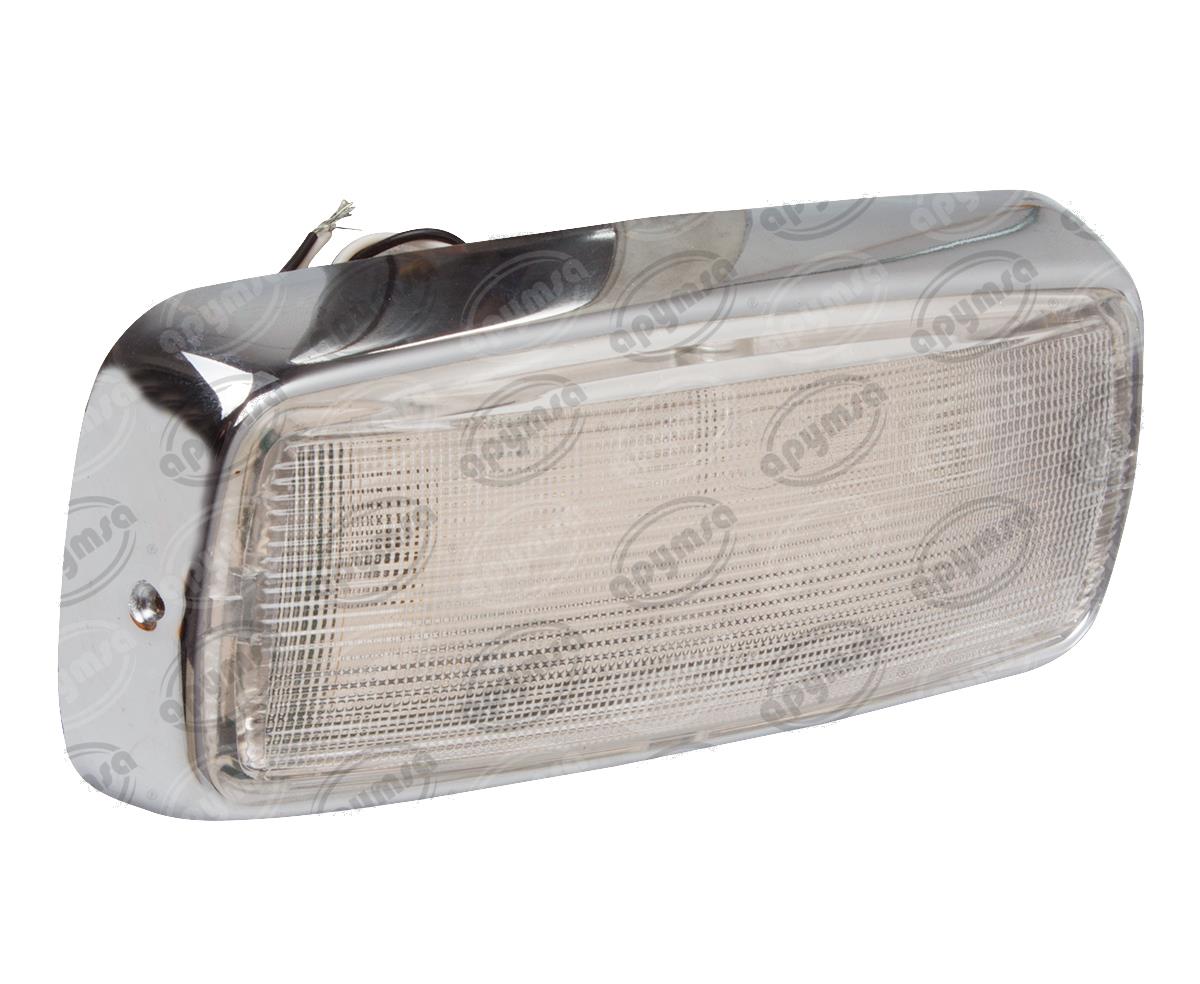 LUZ INTERIOR 12V 12 LEDS UNIVERSAL CROMADO OPERBUSS AYCO DINA NACIONAL 964-6 