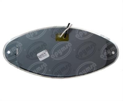 LUZ POSICION MICA TRANSPARENTE 12V 12 LEDS DE ESCALON EMBUTIR TIPO MARCOPOLO PLASTICOS RECORD 1053-2 