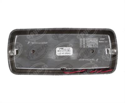 LUZ INTERIOR UNIVERSAL FIJO LUZ BLANCA CROMADA 6 LEDS SPORT 12V TECNOLAMP 237N-CB12 