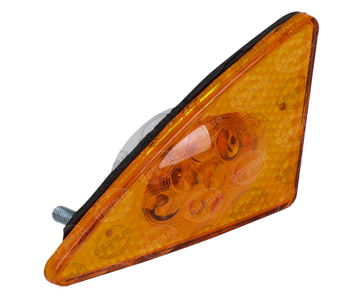 LUZ DIRECCIONAL MICA AMBAR DERECHO 12V 9 LEDS TRIANGULO SALPICADERO KENWORTH T-660 TECNOLAMP 903RHA12 