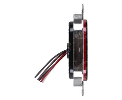 PLAFON LEDS ROJO TRASERO 12/24V CUADRADO CON GEL (ALTA-BAJA ) ESTROBO NACIONAL ICA2071 