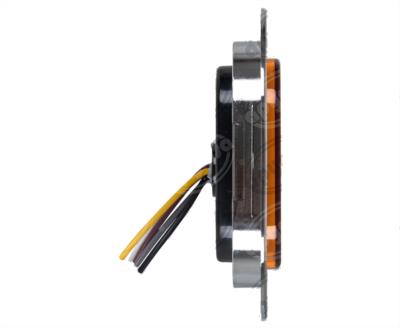 PLAFON LEDS AMBAR TRASERO 12/24V CUADRADO CON GEL (ALTA-BAJA) ESTROBO NACIONAL ICA2072 