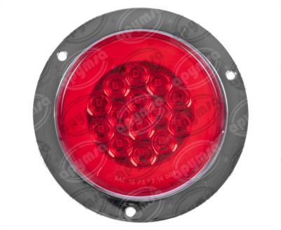 PLAFON LEDS ROJO TRASERO 12-24V 4" 14 LEDS CONECTOR GEL QBH STAR 2979121 