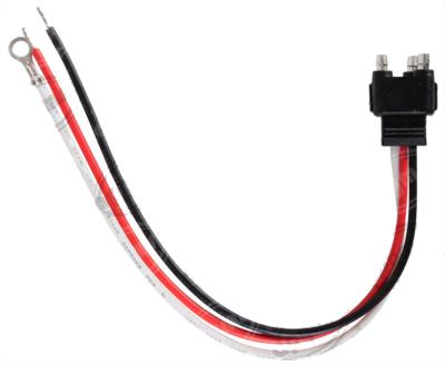 PLAFON LEDS AMBAR TRASERO 12-24V 4" 14 LEDS CON GEL CONECTOR QBH STAR 2979122 