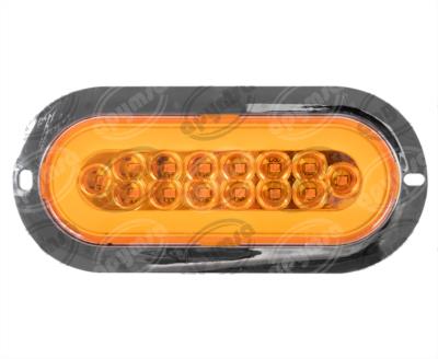 PLAFON LEDS AMBAR TRASERO 3.4" 14 LEDS 12-24V 14 LEDS OVALADO GEL CONECTOR QBH STAR 2979128 