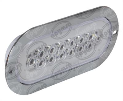 PLAFON LEDS BLANCO TRASERO 3.4" 14 LEDS 12-24V OVALADO CON CONECTOR QBH STAR 2979129 