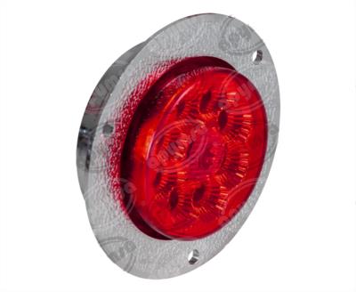PLAFON LEDS ROJO TRASERO 3.7" 9 LEDS 12-24V 2" 9 LEDS CONECTOR QBH STAR 2979130 