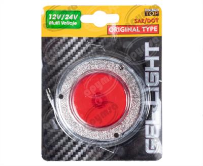 PLAFON LEDS ROJO TRASERO 3.7" 1 LEDS 12-24V 2" ROJO CONECTOR GEL QBH STAR 2979134 