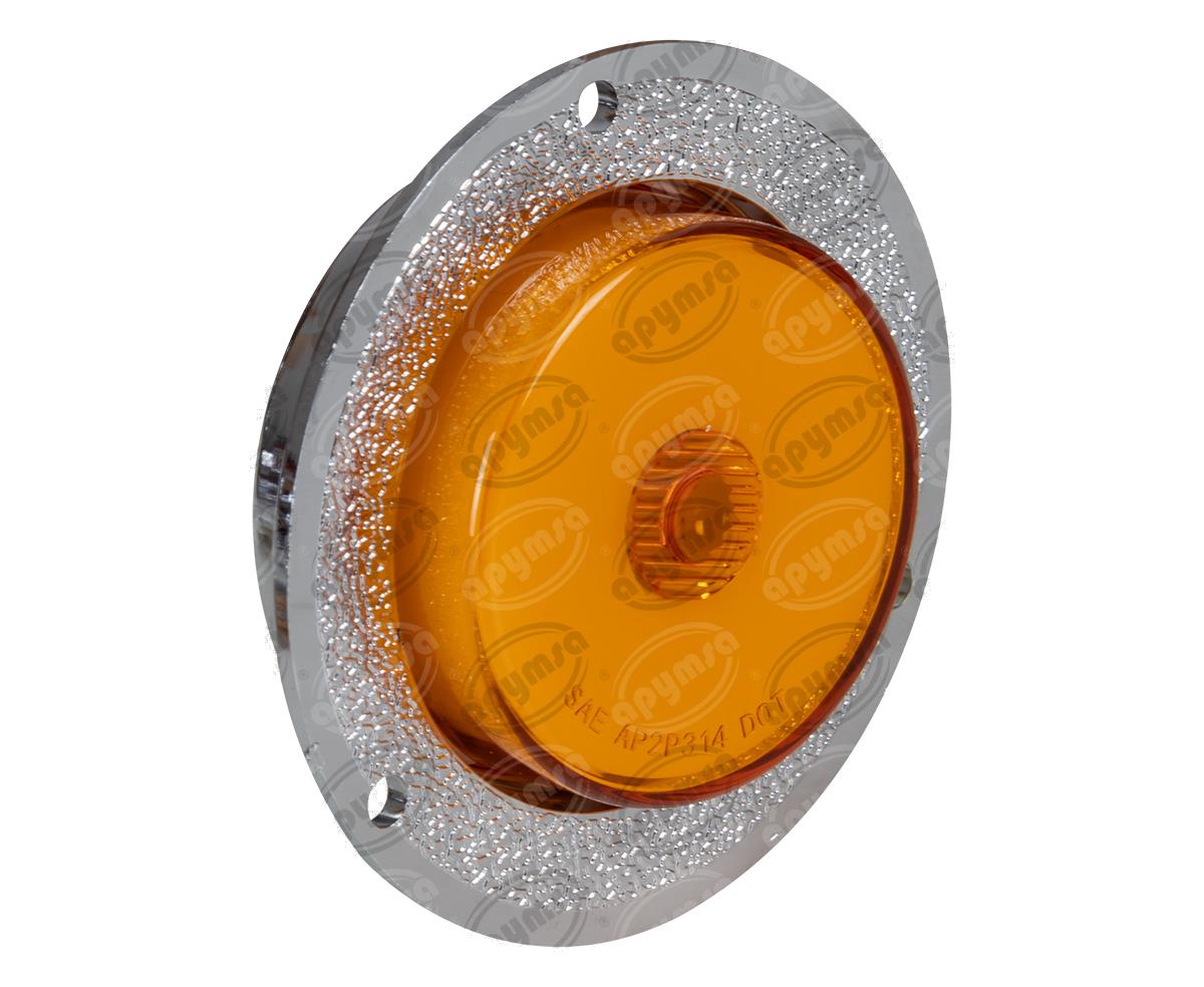 PLAFON LEDS AMBAR TRASERO 3.7" 1 LEDS 12-24V 2" CONECTOR GEL QBH STAR 2979135 