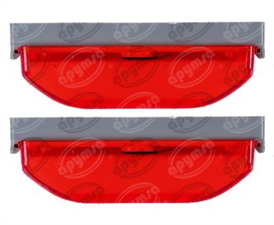 PLAFON LEDS ROJO POSICION LATERAL 12-24V CON CONECTOR 2 PZAS QBH STAR 2979138 