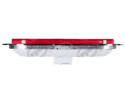 PLAFON LEDS ROJO TRASERO 3.4" 6 LEDS 12-24V OVALADO TURBINA QBH STAR 2979140 