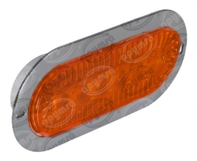 PLAFON LEDS AMBAR TRASERO 3.4" 6 LEDS 12-24V OVALADO TURBINA QBH STAR 2979141 
