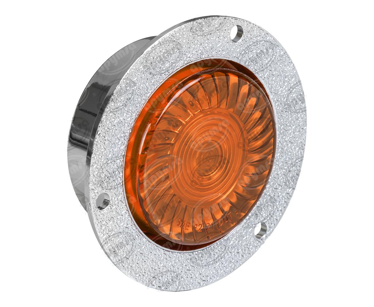 PLAFON LEDS AMBAR TRASERO 3.7" 1 LEDS 12-24V 2" TURBINA LUZ FIJA QBH STAR 2979146 