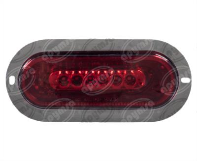 PLAFON LEDS ROJO TRASERO 3.4" 6 LEDS 12-24V GALACTIC OVALADO QBH STAR 2979147 
