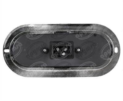 PLAFON LEDS ROJO TRASERO 3.4" 6 LEDS 12-24V GALACTIC OVALADO QBH STAR 2979147 