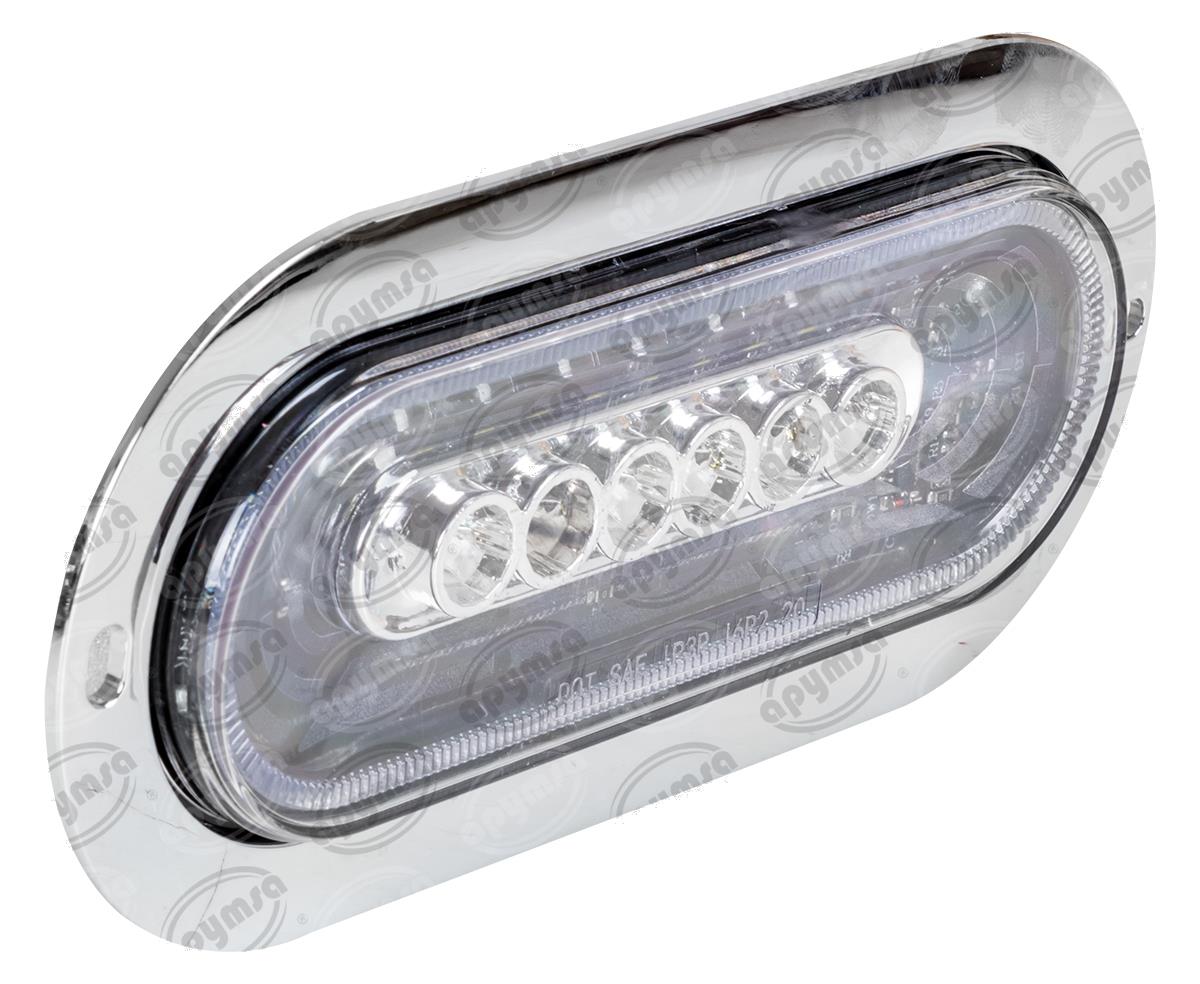 PLAFON LEDS BLANCO TRASERO 3.4" 6 LEDS 12-24V GALACTIC OVALADO QBH STAR 2979149 