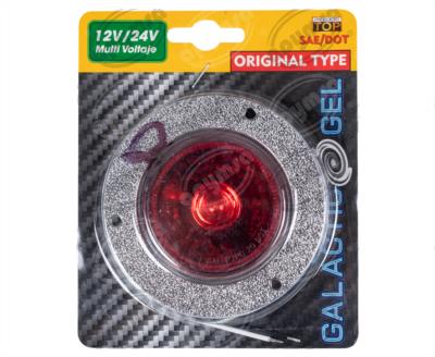 PLAFON LEDS ROJO TRASERO 12-24V 2.5" GALACTIC QBH STAR 2979150 
