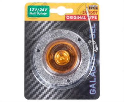 PLAFON LEDS AMBAR TRASERO 3.7" 1 LEDS 12-24V 2" GALACTIC QBH STAR 2979153 