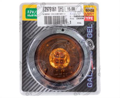 PLAFON LEDS AMBAR TRASERO 12-24V 4" GALACTIC QBH STAR 2979161 
