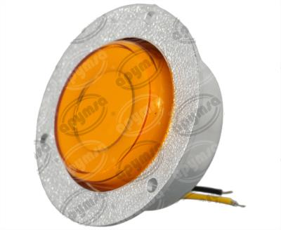 PLAFON LEDS AMBAR 2" 12/24V CON ARO LUZ GEL QBH STAR TUNEL 